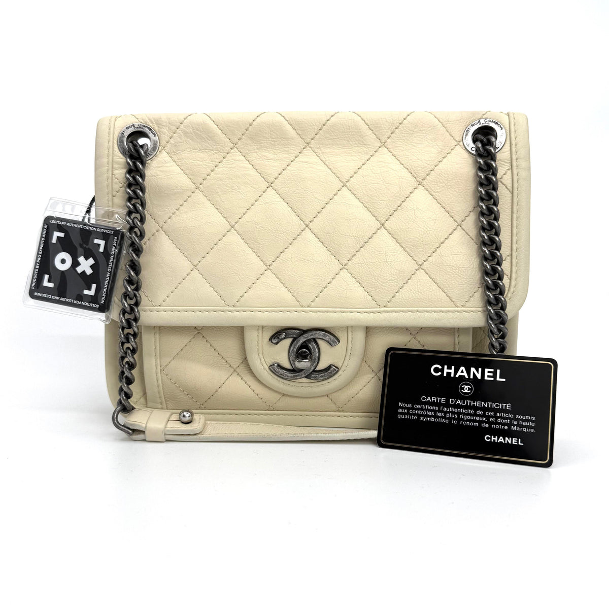 Chanel French Riviera Flap Bag Beige