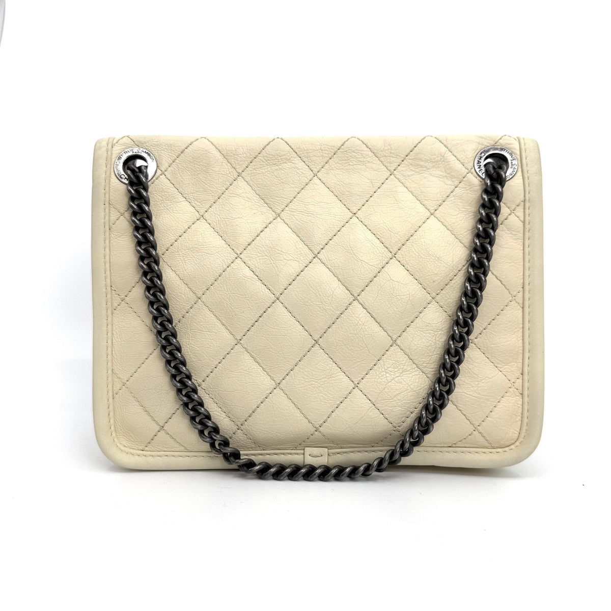 Chanel French Riviera Flap Bag Beige