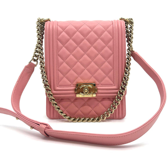 Chanel North South Boy Bag Pink