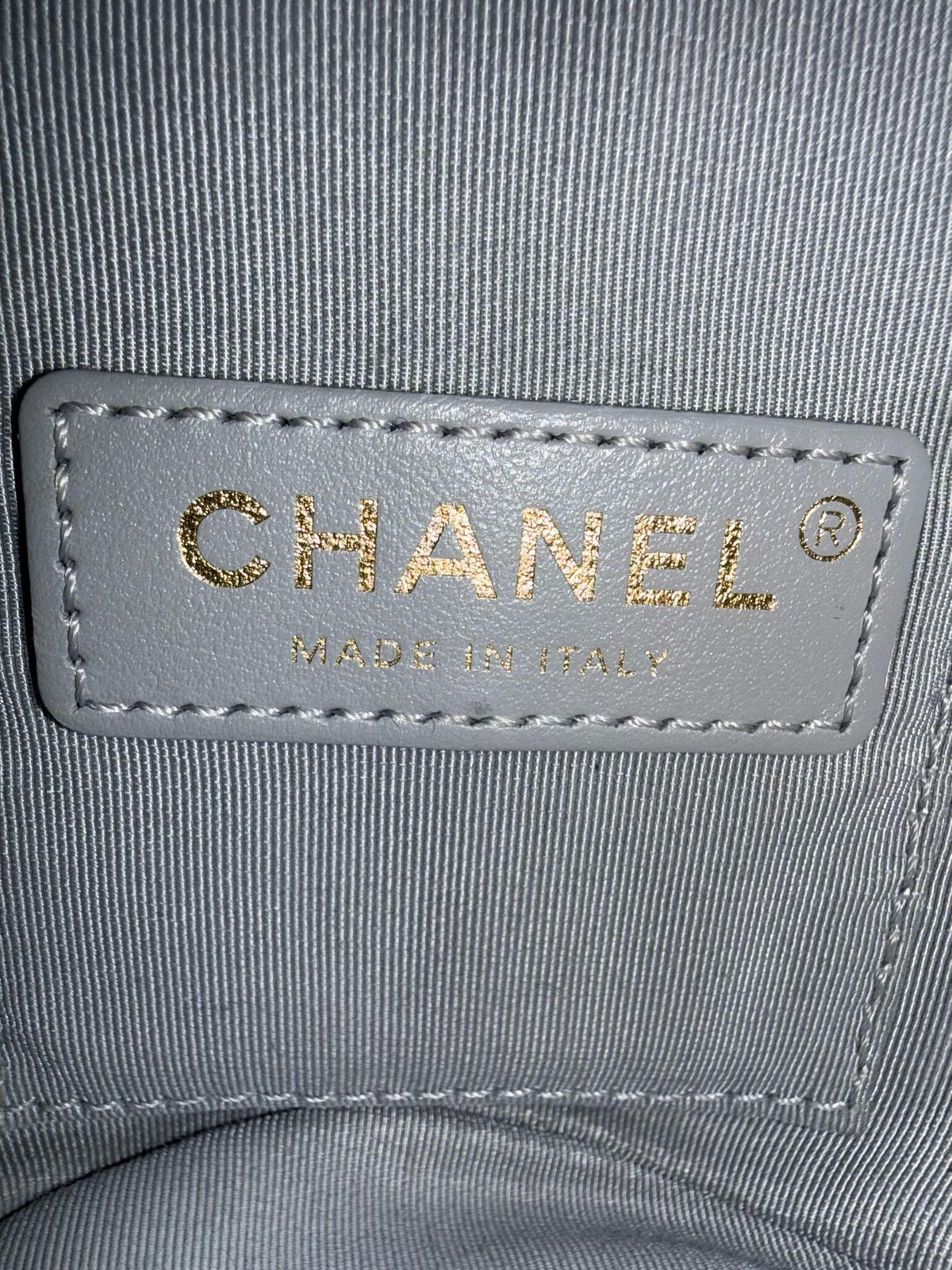Chanel Small CC Drawstring Bucket Bag Black Calfskin and Tweed